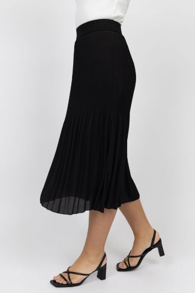 Rise skjørt med plisse