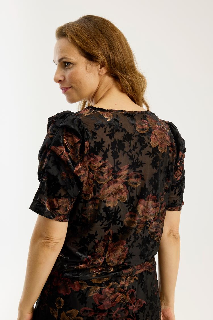 Nellie topp m/kort erm