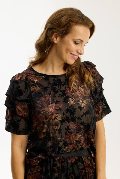 Nellie topp m/kort erm