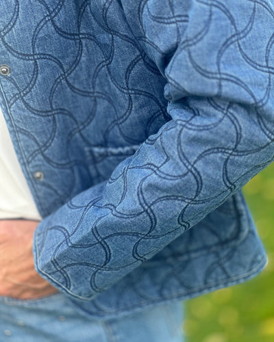 Jakke denim look