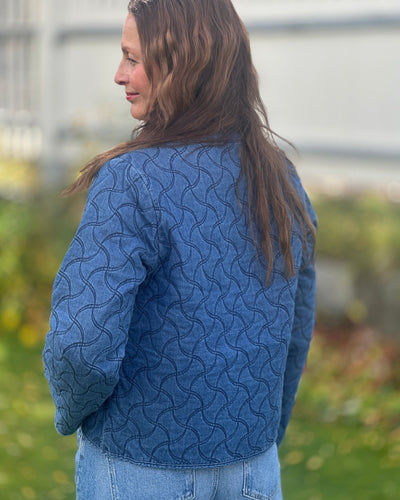 Jakke denim look
