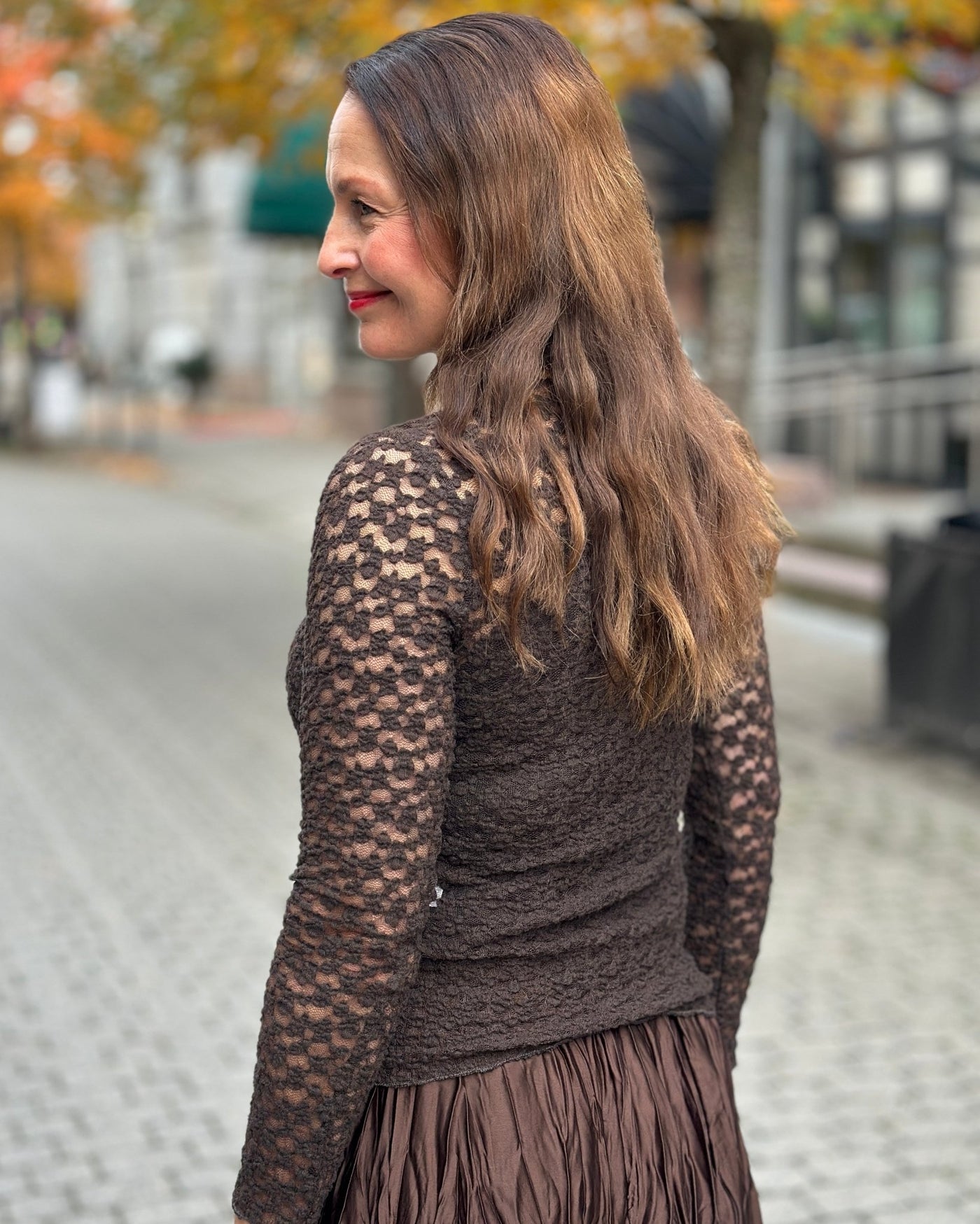 Croche stretch topp