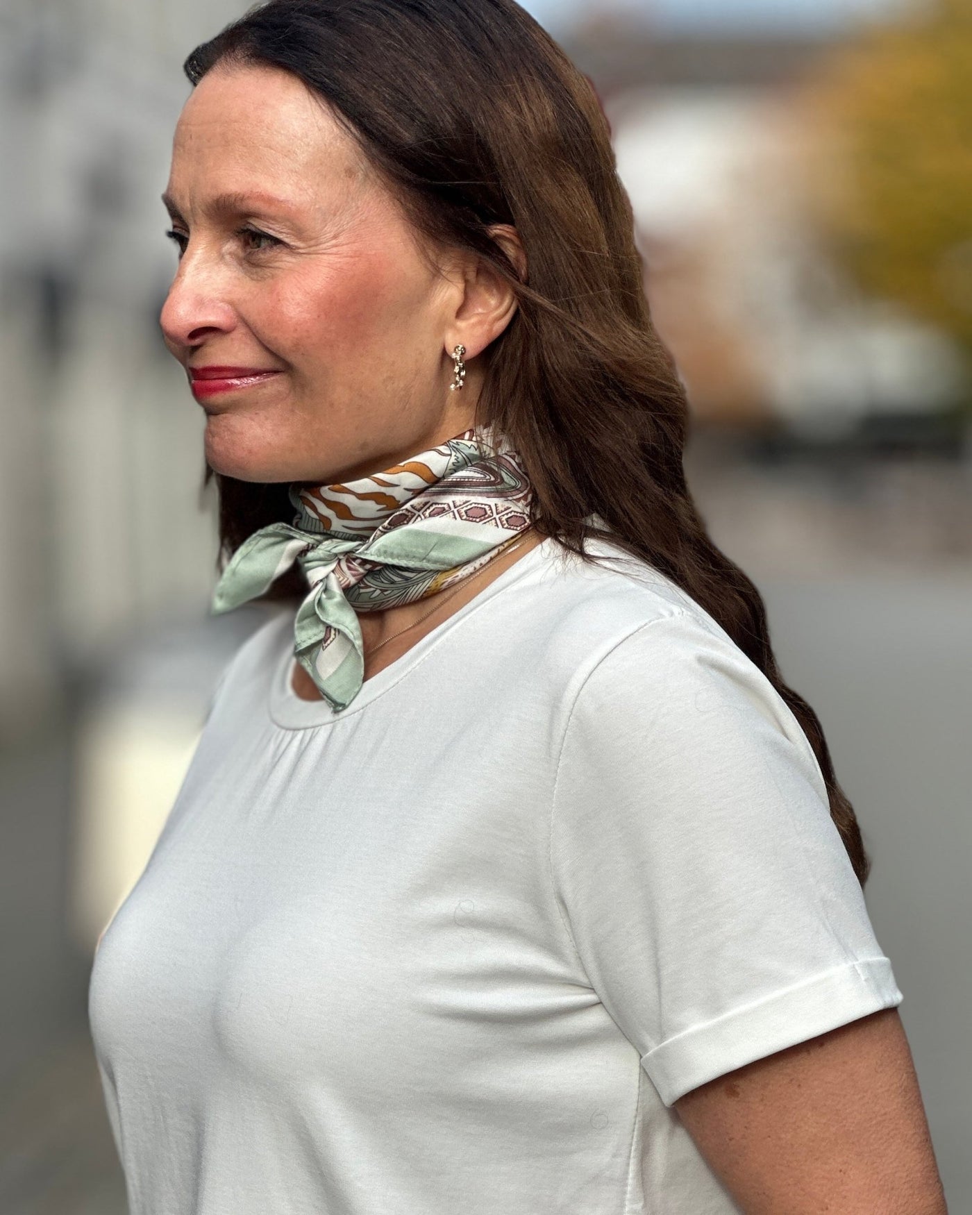 BOXY base T-Shirt bomull stretch