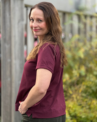 BOXY base T-Shirt bomull stretch