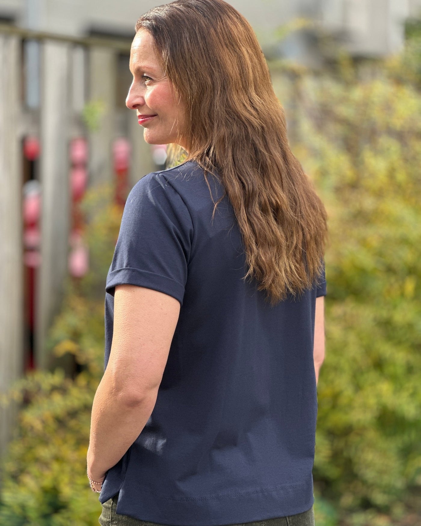 BOXY base T-Shirt bomull stretch