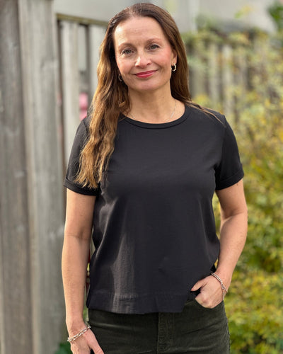 BOXY base T-Shirt bomull stretch