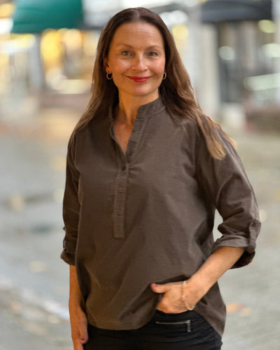 Cord fløyel bluse