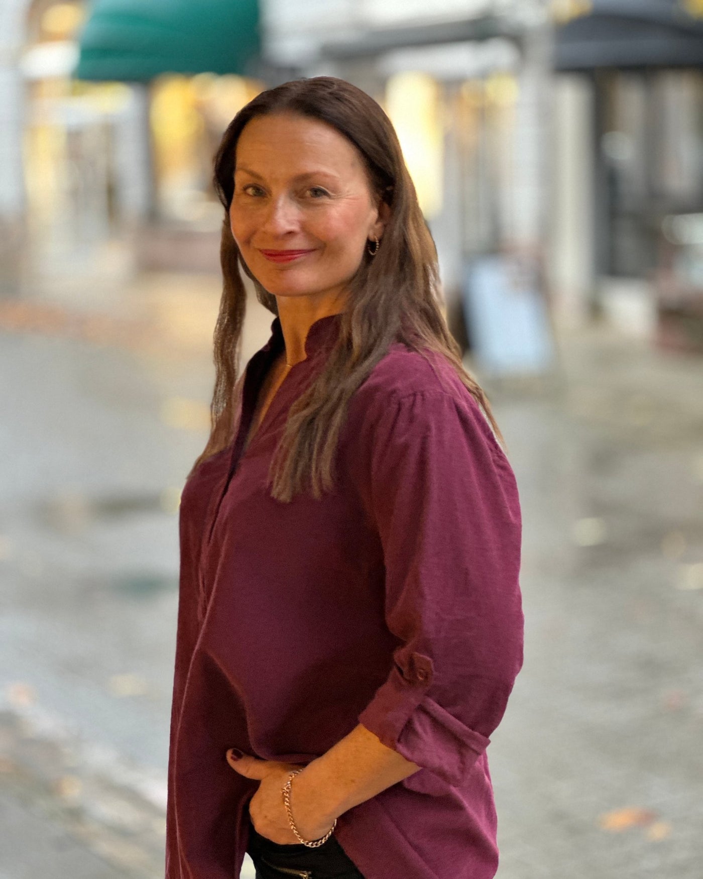 Cord fløyel  bluse