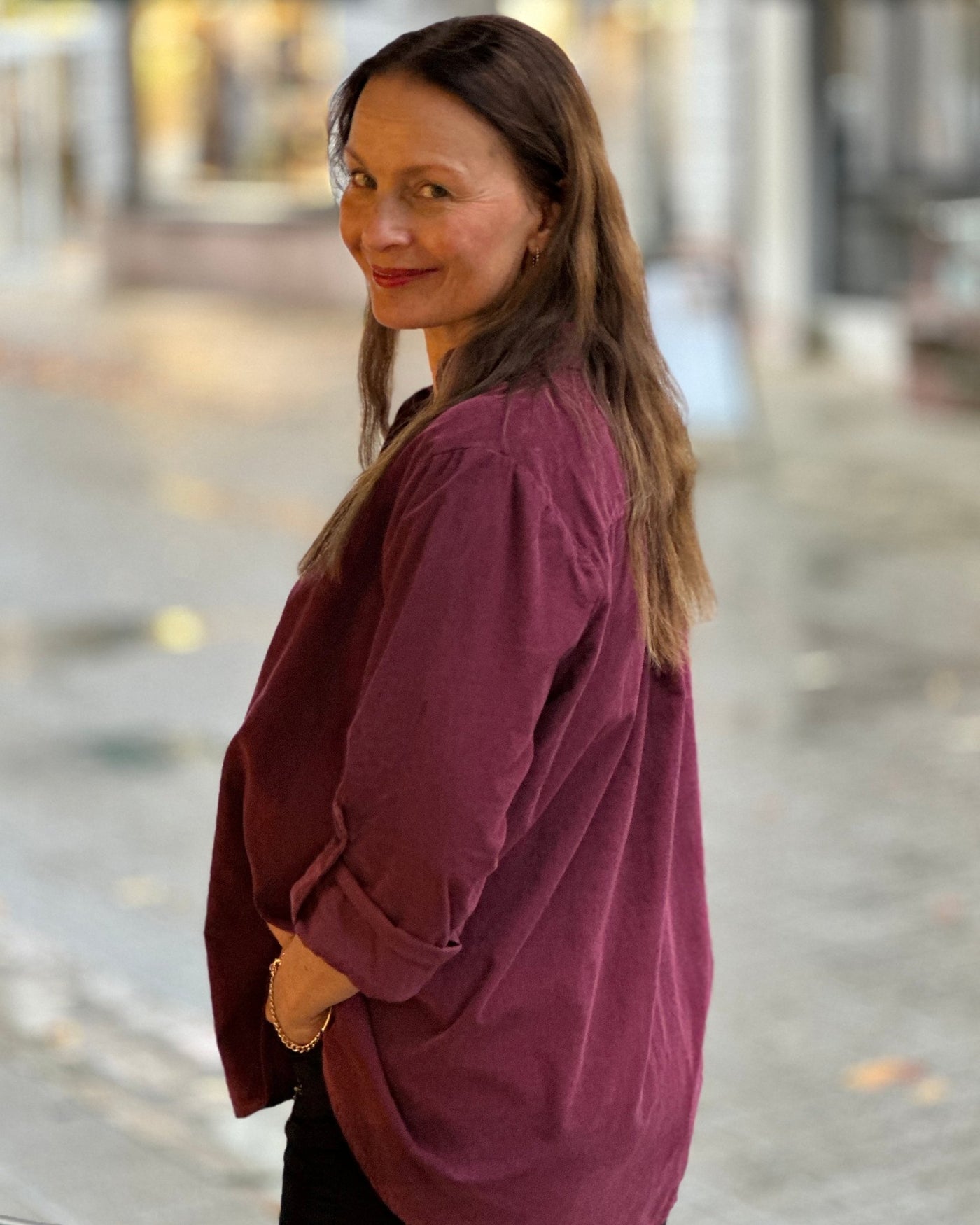 Cord fløyel  bluse