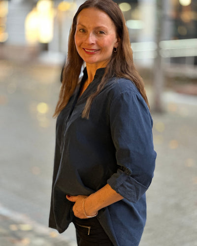 Cord fløyel bluse