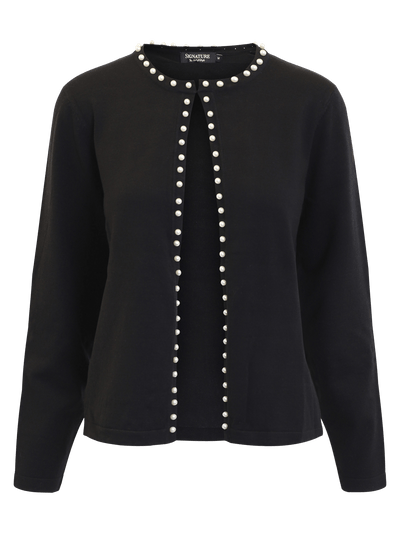 Cardigan med perle detaljer