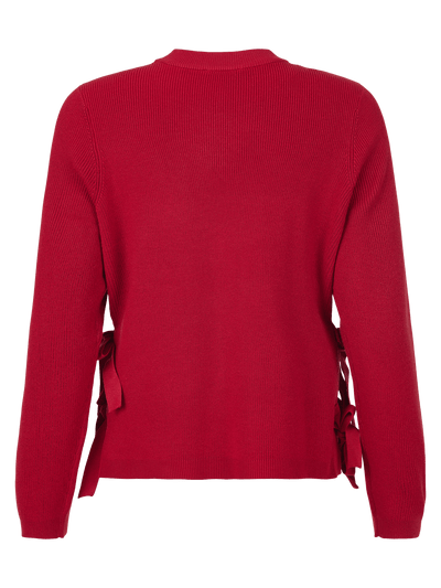 Genser med knytedetaljer