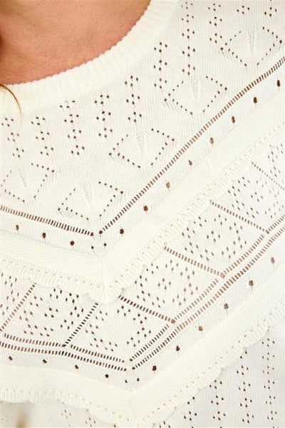 Genser med hullmønster