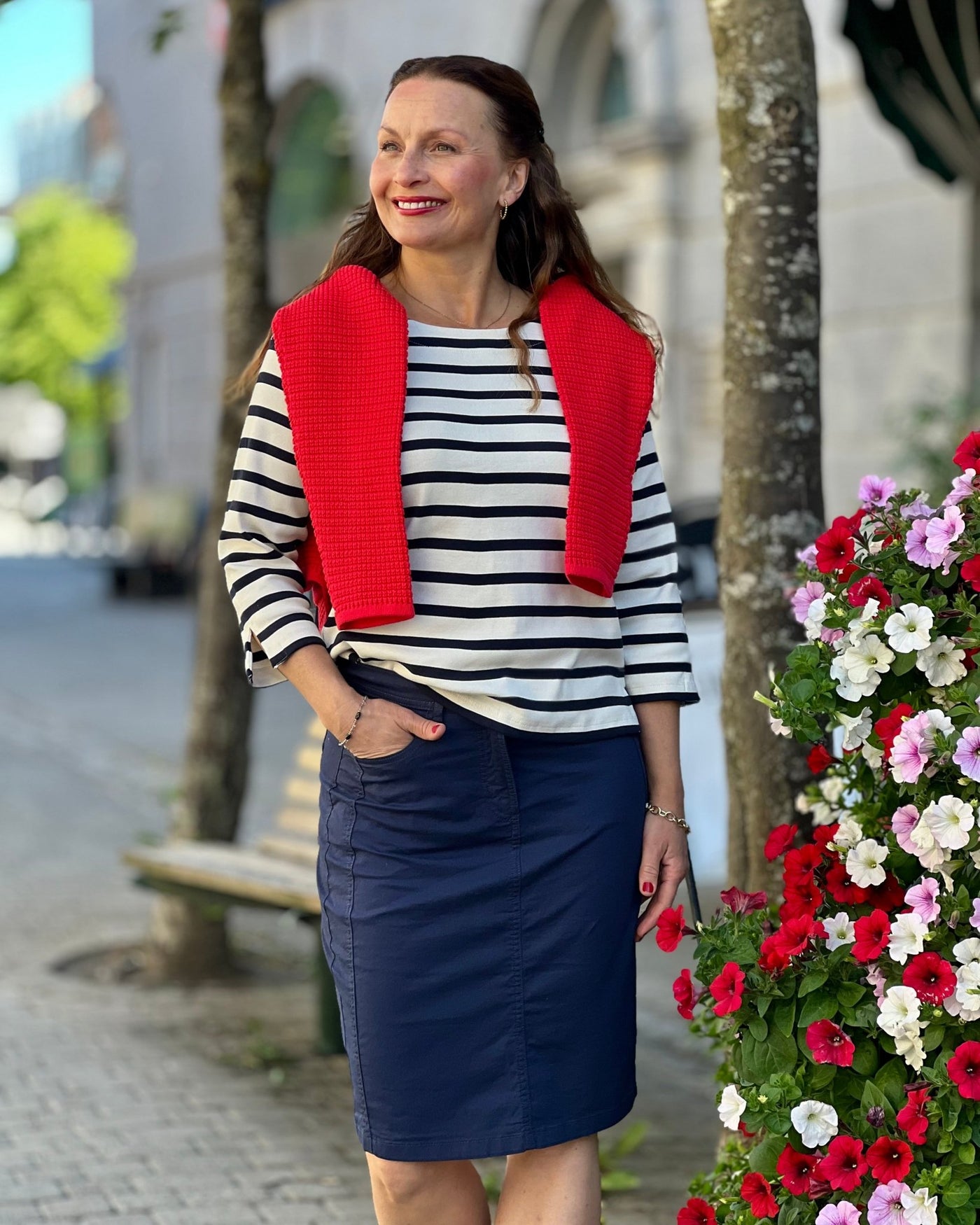 Skjørt casual bomull