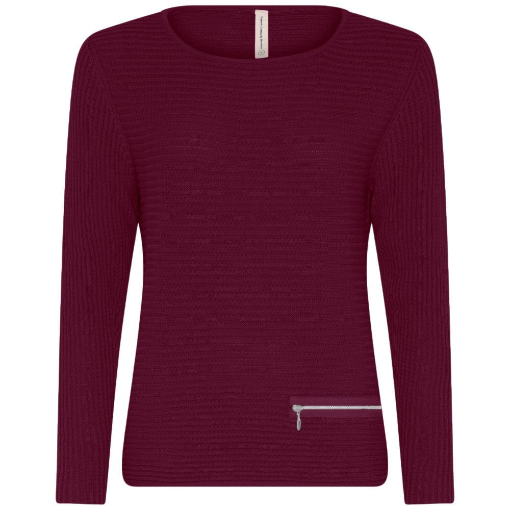 Jumper w. zipper - Genser