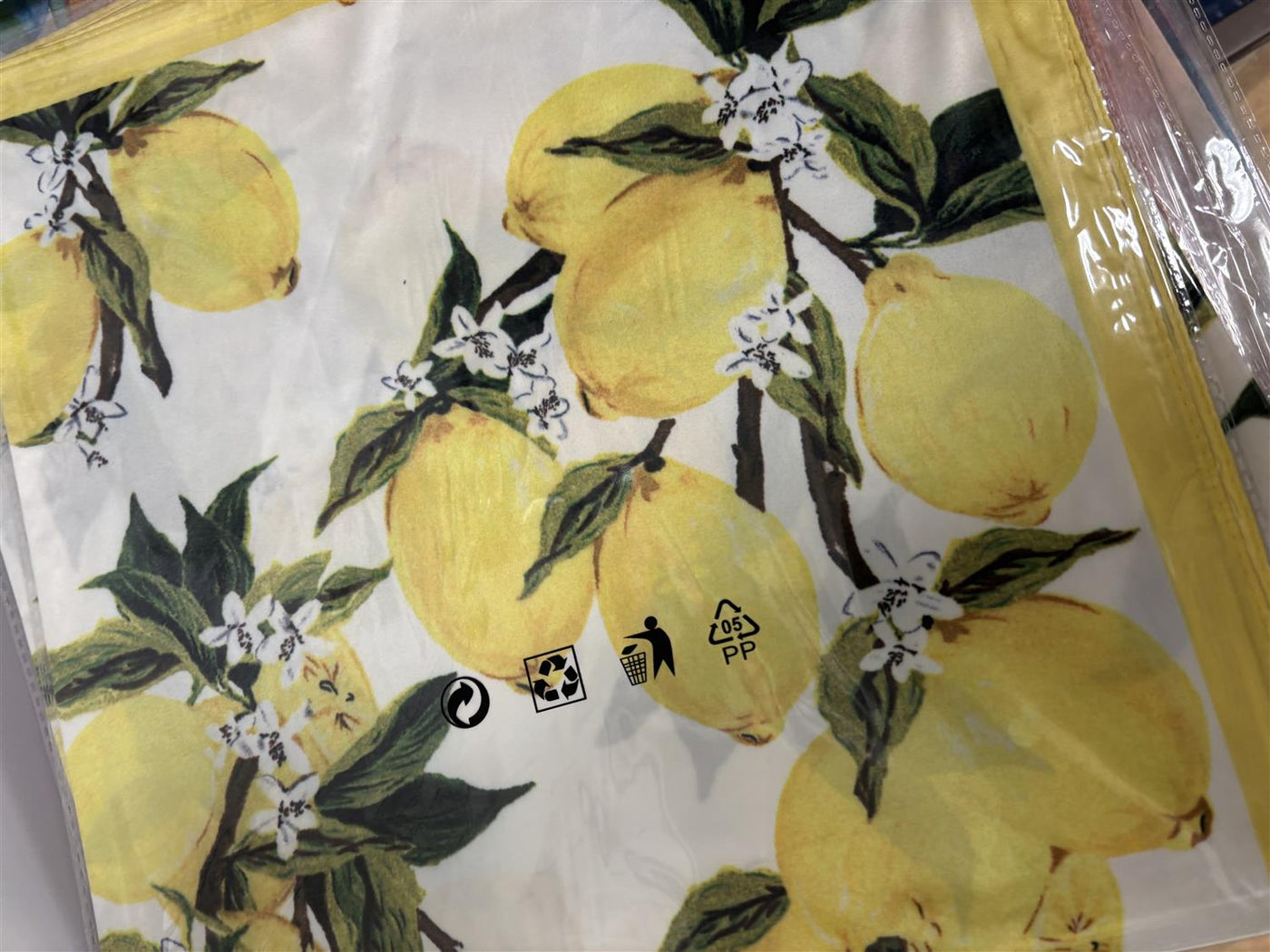 Skjerf viskose citron