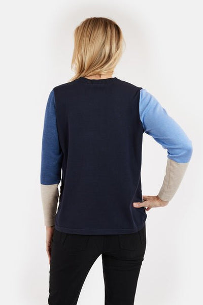 Genser m/knapper i sider