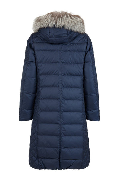 Lang Dunkåpe m/pels