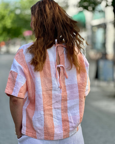 Bluse m/kort erm