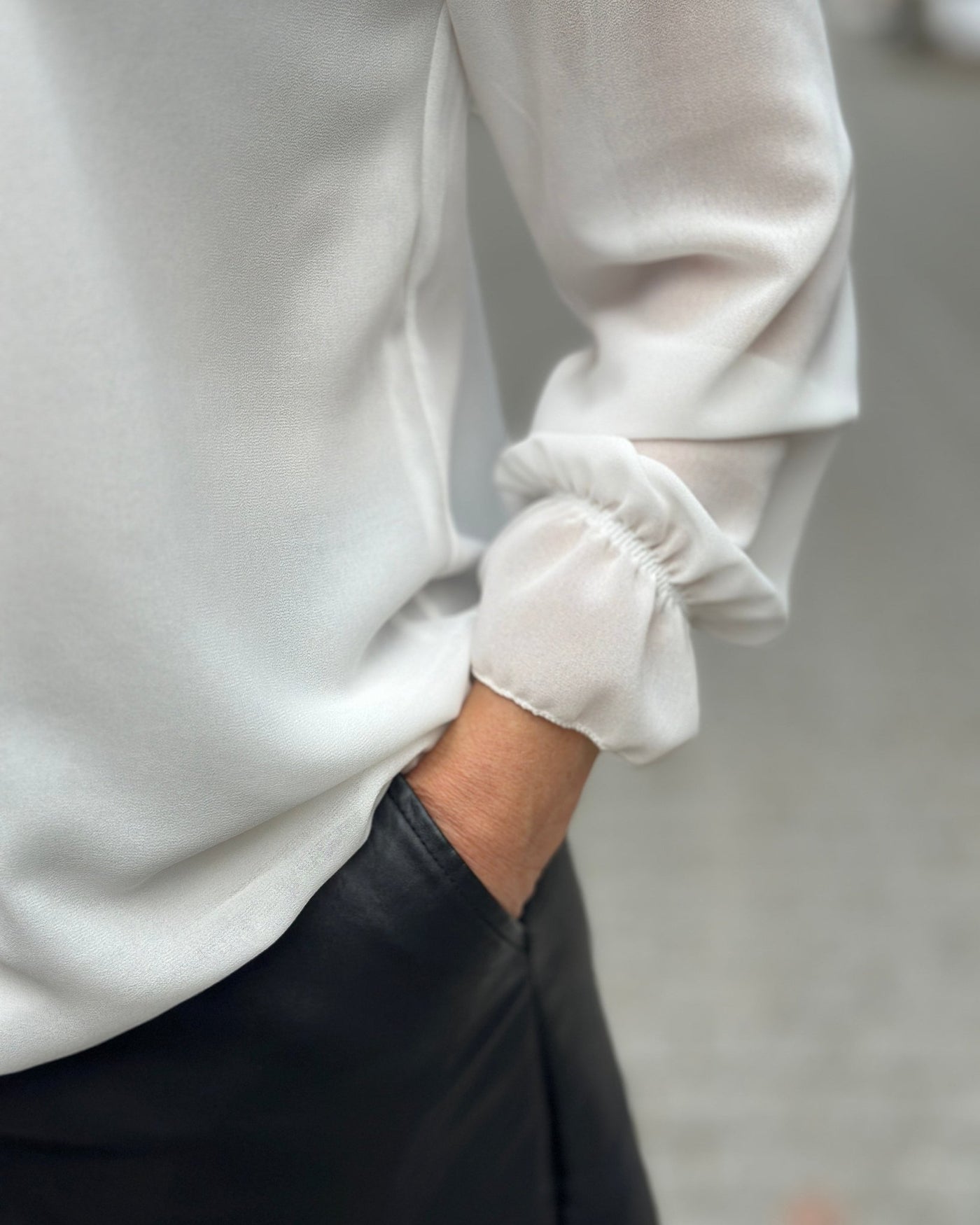 Bluse m brod anglais