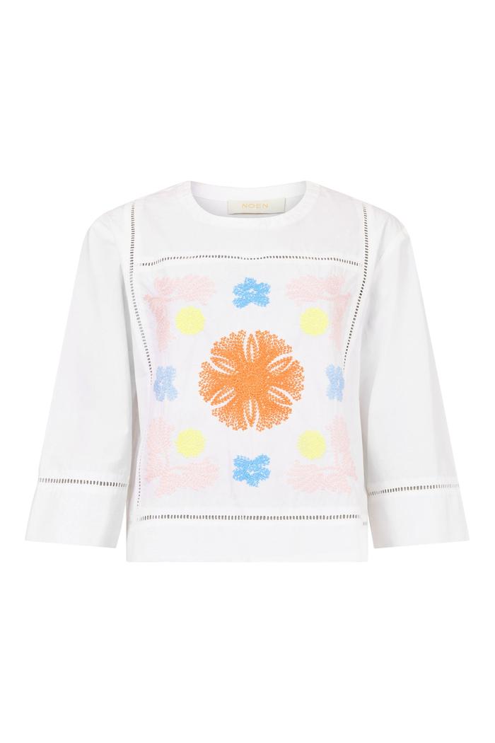 Bluse m/print-Bluser og skjorter-NOEN