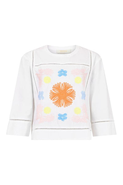 Bluse m/print-Bluser og skjorter-NOEN