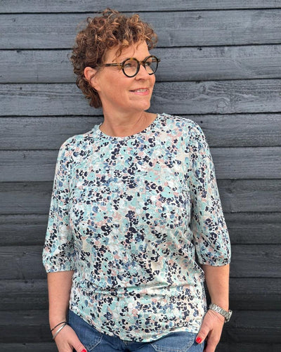 Bluse p print-Bluser og skjorter-JENSEN