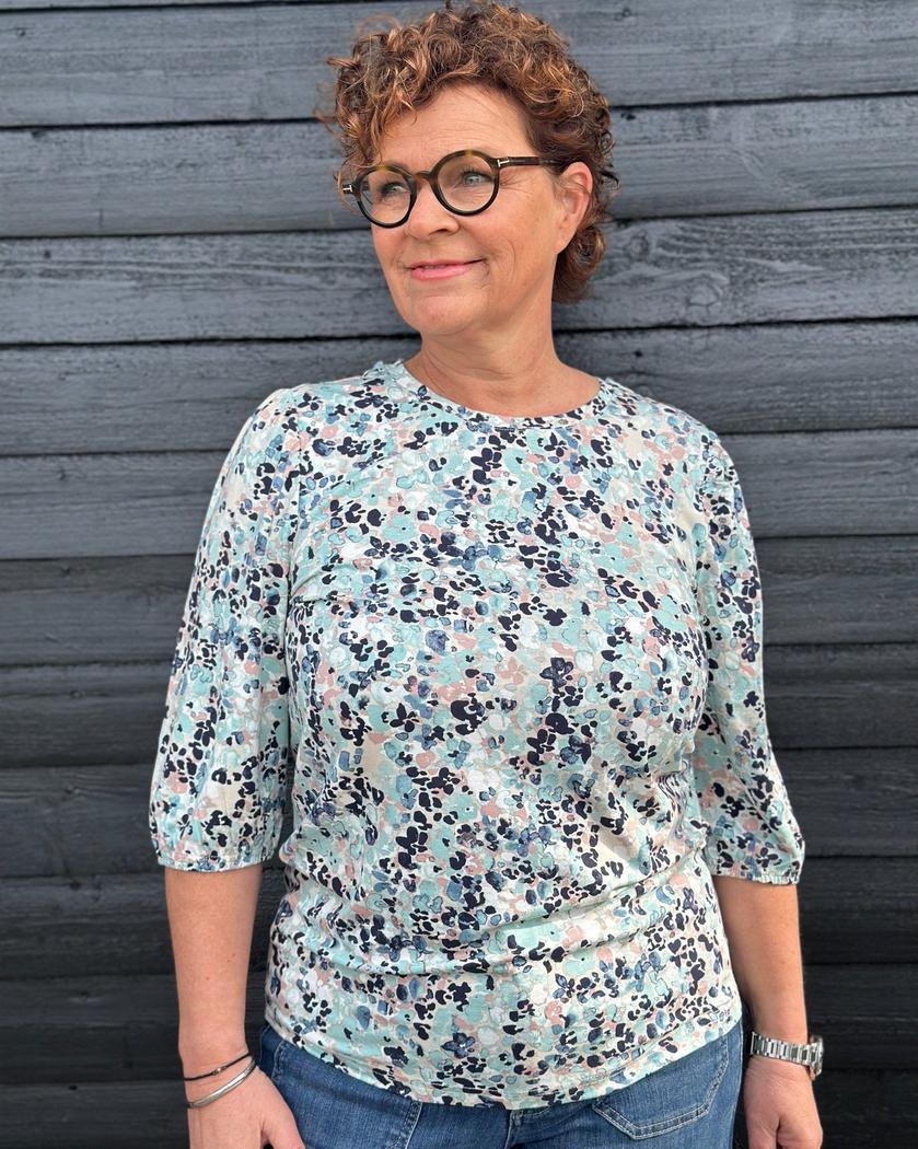 Bluse p print-Bluser og skjorter-JENSEN