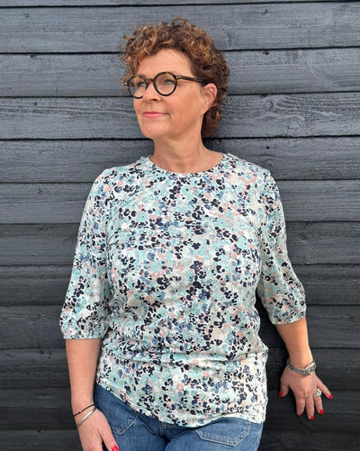 Bluse p print-Bluser og skjorter-JENSEN