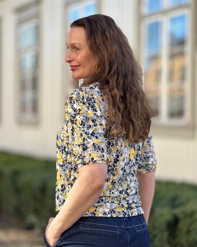 Bluse p print-Bluser og skjorter-JENSEN
