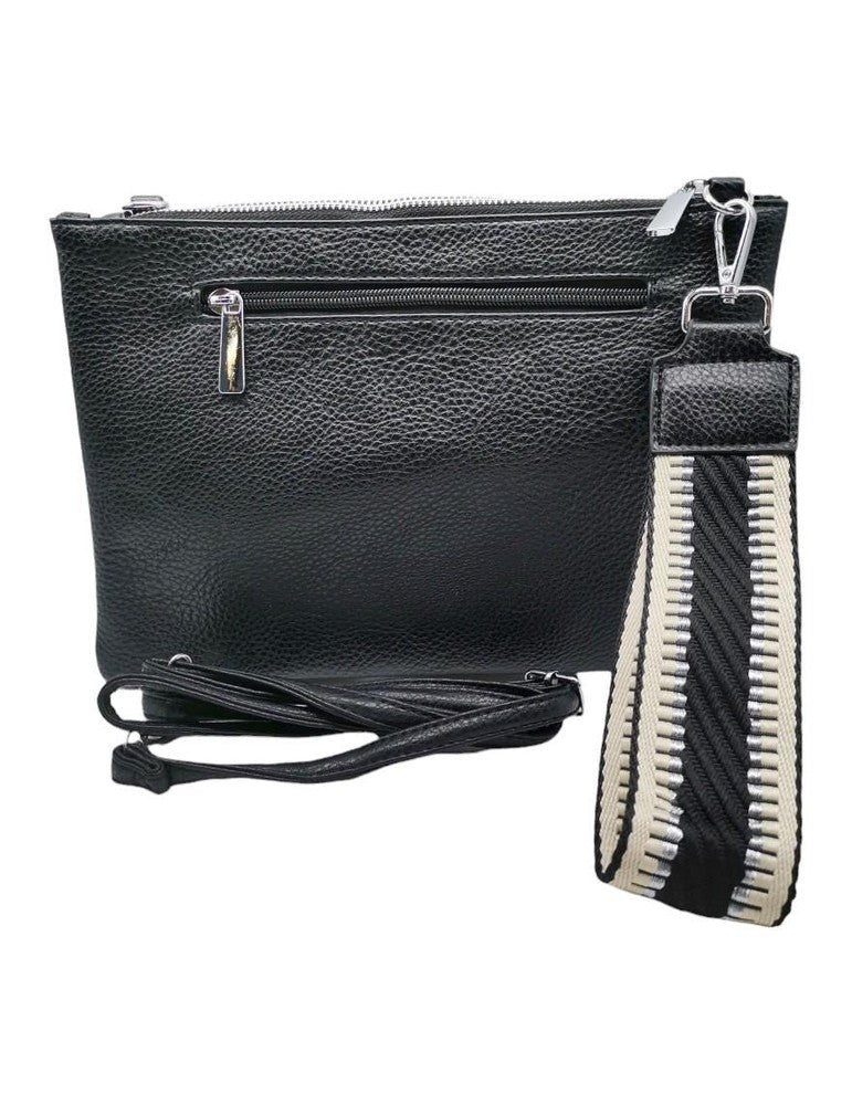 Clutch m vevd og vanlig reim-Vesker-Found By Stili
