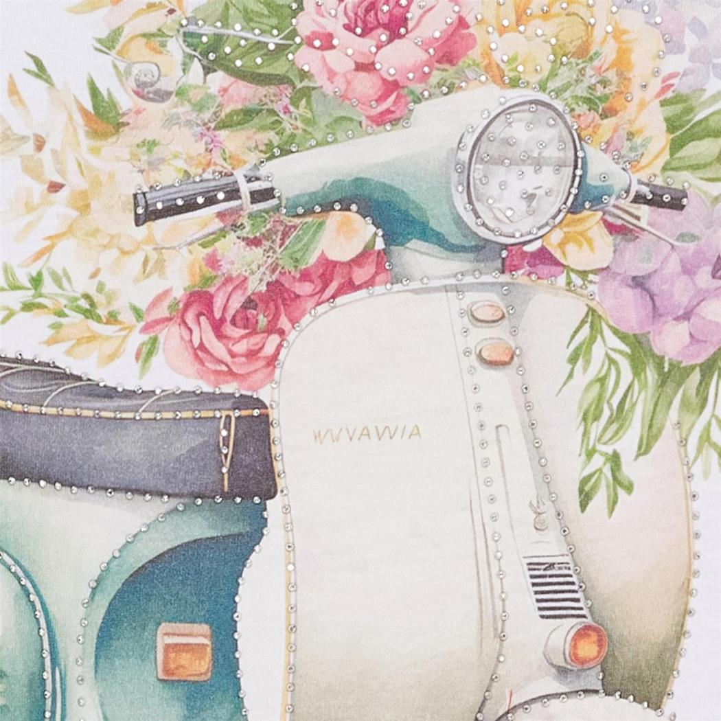 MdcMarie T-shirt m Vespa print