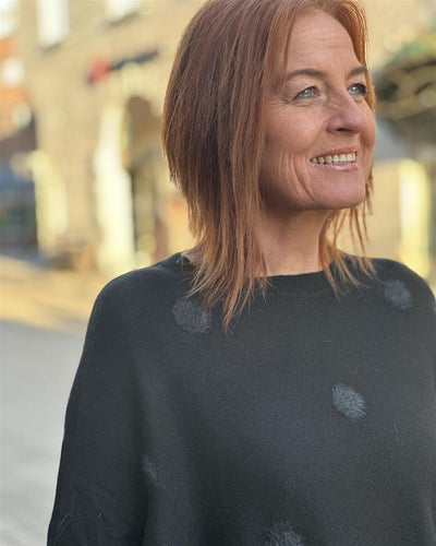 Genser viskose m dots-Gensere og veste-Found By Stili