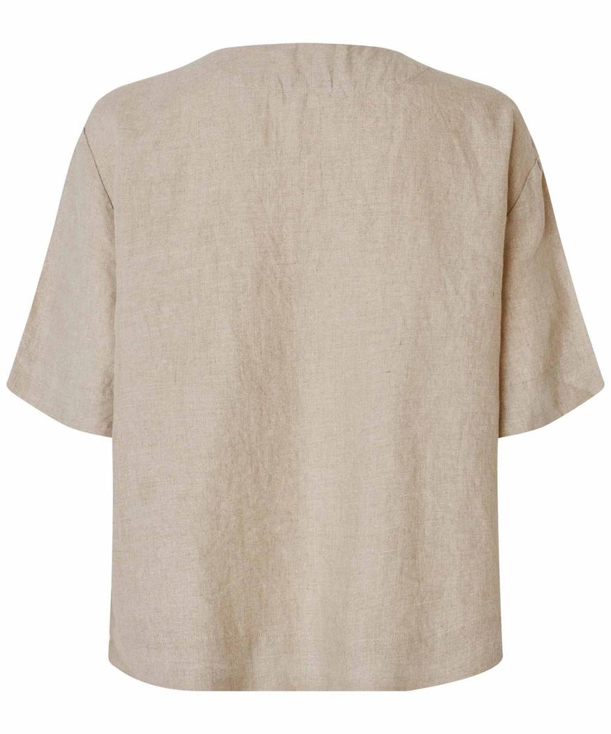 MaDolorea topp Lin m 1/2 erm-Bluser og skjorter-MASAI