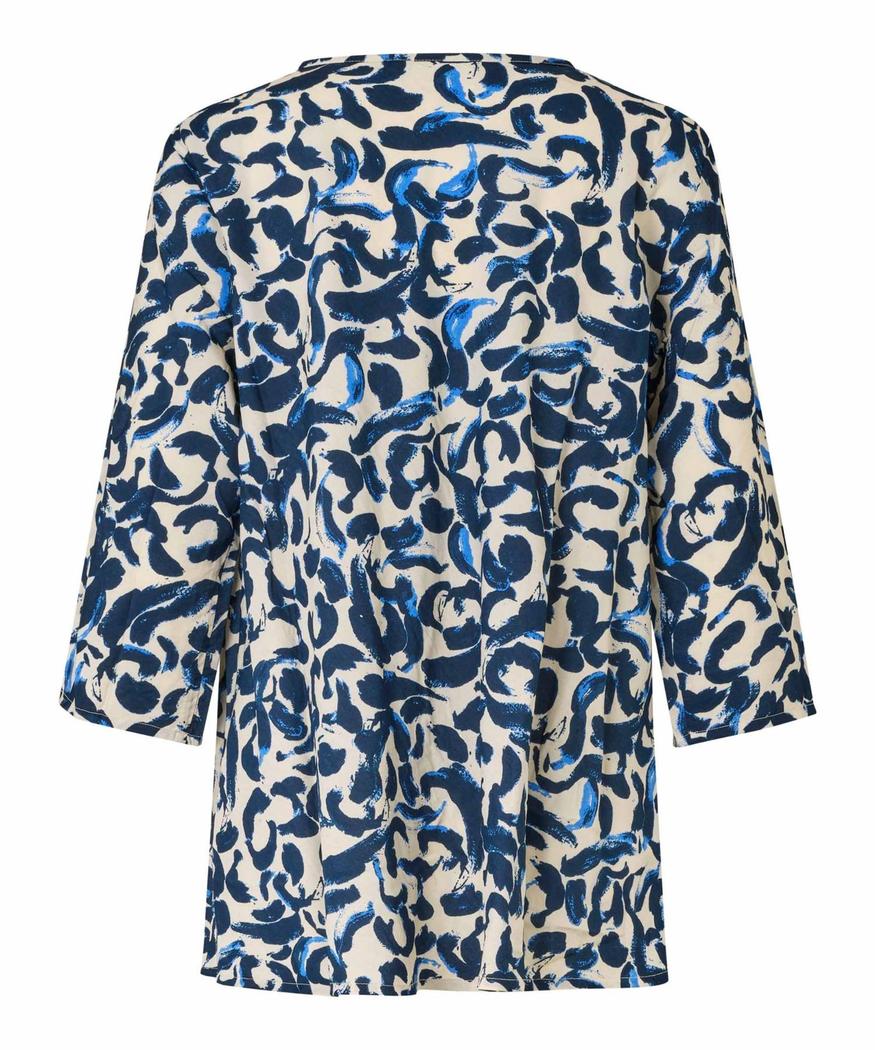 MaKata bluse m m print og 3/4 erm-Bluser og skjorter-MASAI