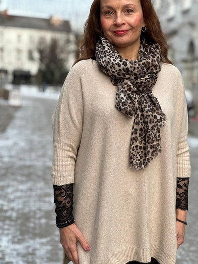 Oversized genser m splitt-Gensere og veste-Imprezz
