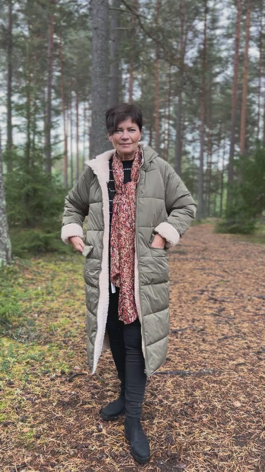 Teddy kåpe vendbar
