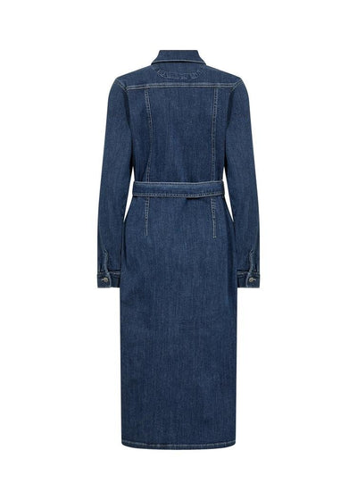 SC-KIMBERLY 37 DENIM KJOLE Bomull m stretch-Kjoler-Soya