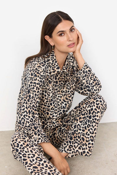 SC-OWENA 2 leo Jakke bomull m stretch-Blazere og veste-Soya