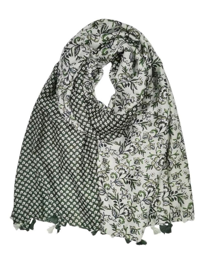 Skjerf print viskose/bomull-Skjerf og luer-Found By Stili