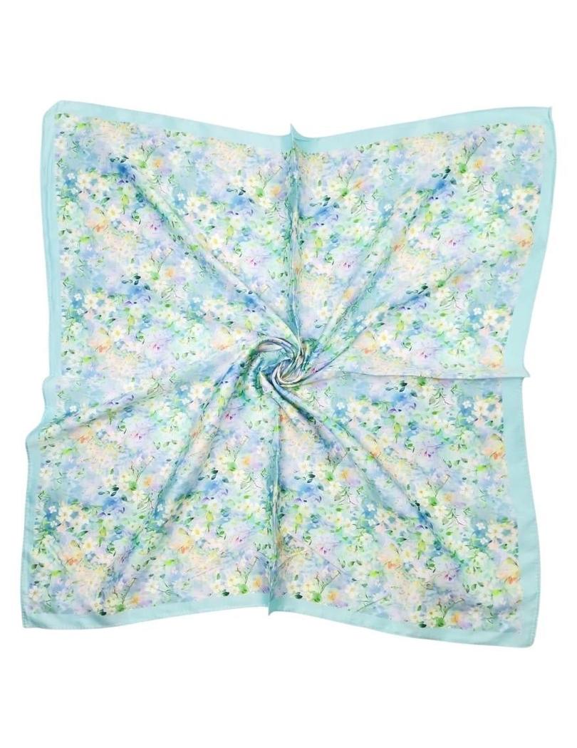 Skjerf viskose lille 70x70 flower-Skjerf og luer-Found By Stili