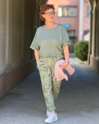 T-shirt oversized med k ermer-Topper og t-shirts-Ellen