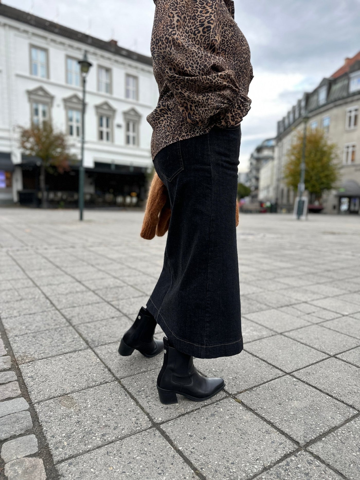 GIVIA Jeans stretch skjørt