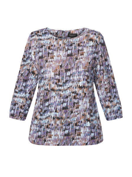 Bluse med 3/4 erme i viskose