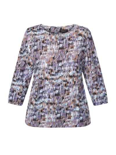 Bluse med 3/4 erme i viskose