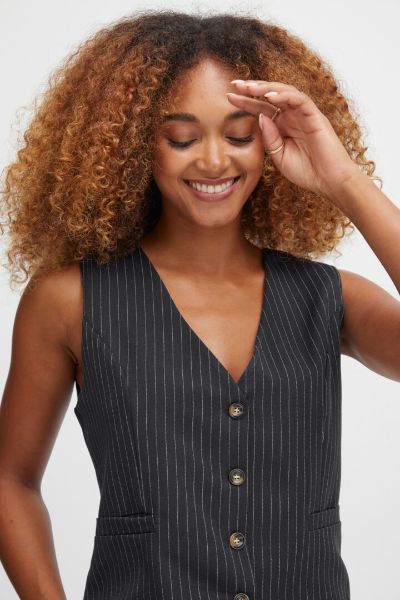 SBDiego Vest med pinstripe