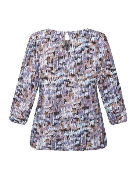 Bluse med 3/4 erme i viskose