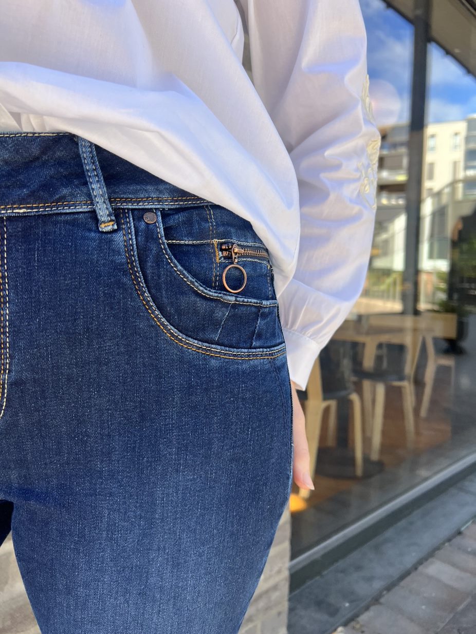 76 Jeans-HANNAH med glidelås eff og god stretch