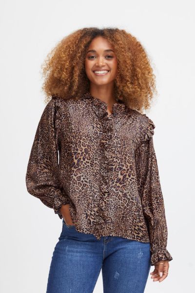 SBSimba bluse leopard print