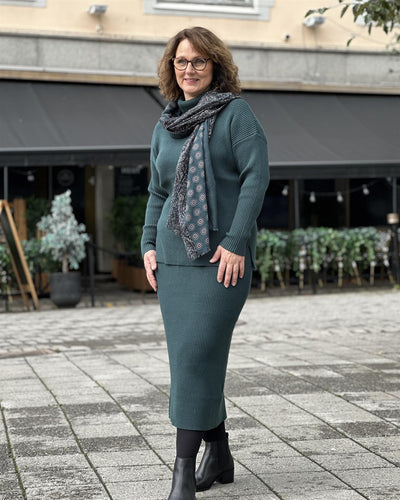 SC-KANITA 8 ribbet genser
